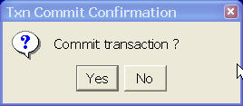 Confirm commit
