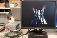 scrunched video image