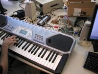 keyboard and computer