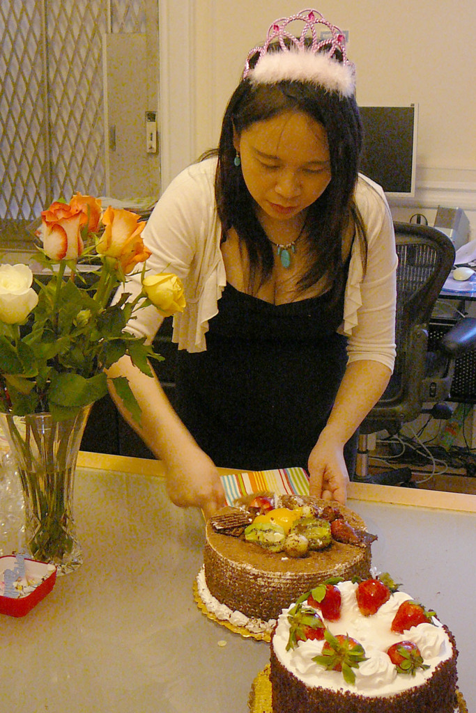 Nina Cutting Cakes