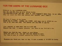 Luggage-Box Japanglish, Osaka Station