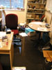 Sklar office trashed