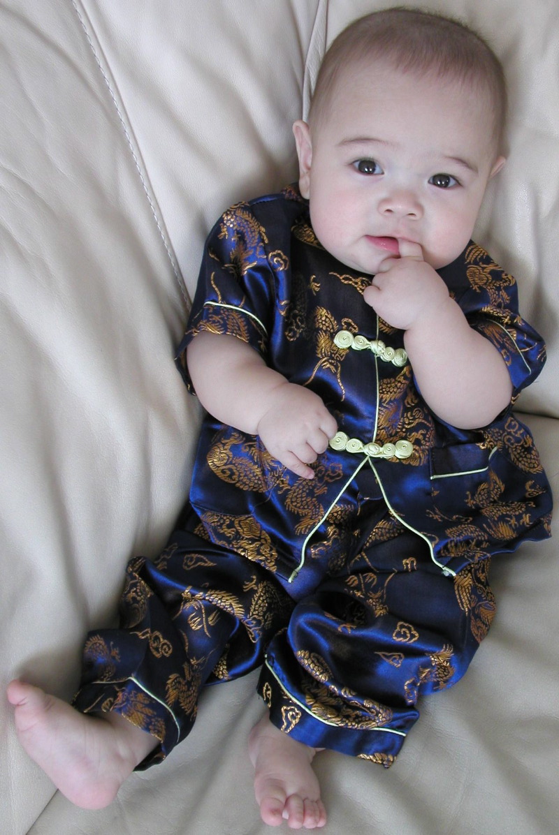 p1230376 Kyle in Chinese Outfit on Couch