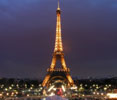 The Eiffel Tower at Dusk