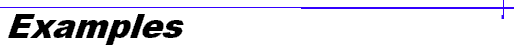 Examples