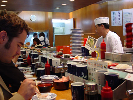 173 - 2003_10_08 Lunch with Rotating Sushi