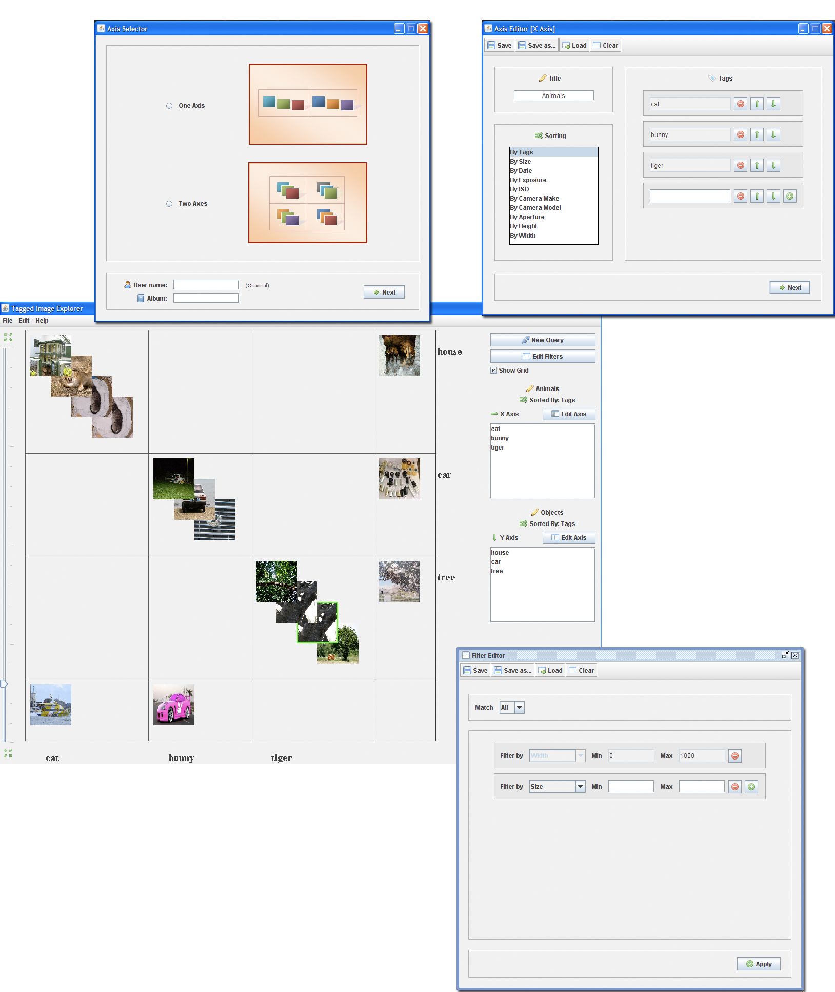 Tagged Image Explorer screenshot