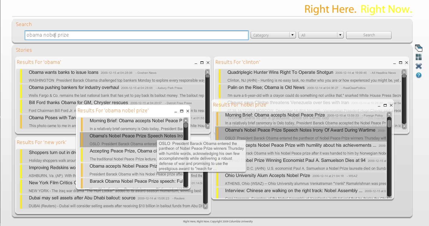 Right Here, Right Now screenshot