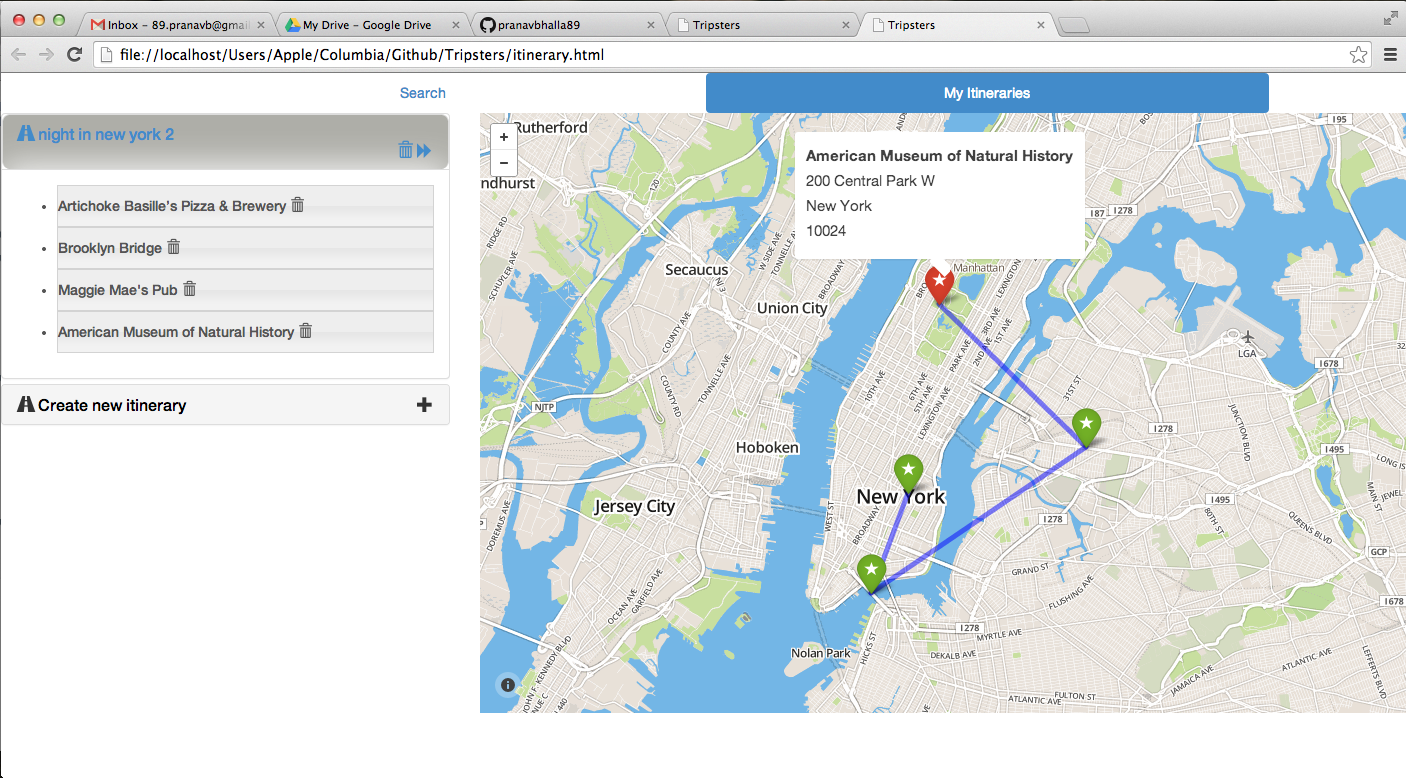 Tripsters screenshot