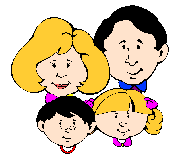 free family faces clip art - photo #2