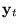 ${\bf y}_t$