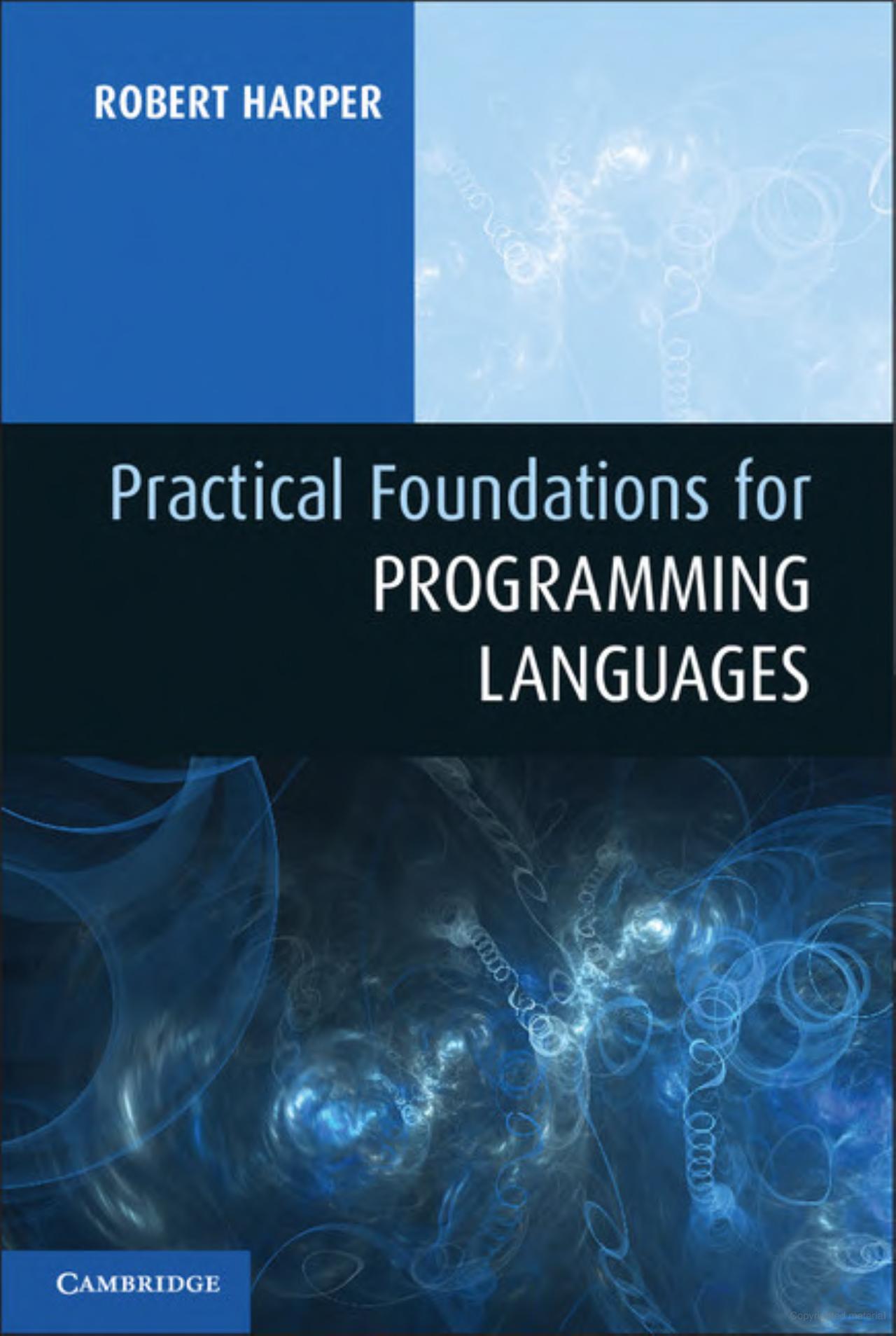 Cover of Practical Foundations for Programming Languages