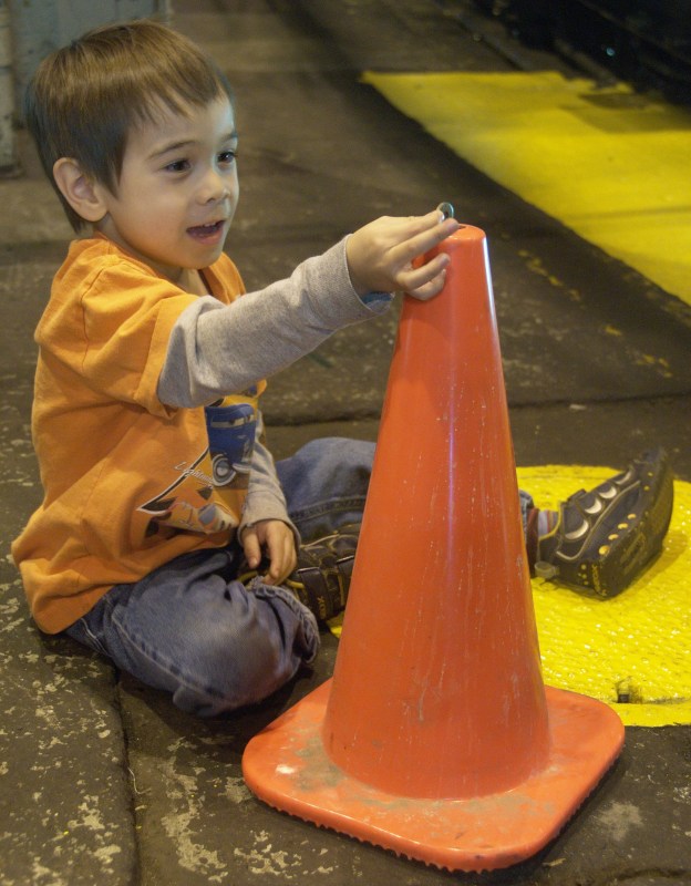 20081011-0230 Kyle Plays With a Cone