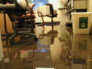 My office, flooded
