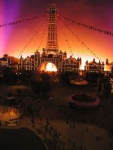 Nighttime Amusement Park Model, Osaka