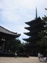 Pagoda and Temple, Nara