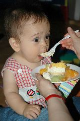 20040624-1359 Kyle eating his first birthday cake