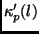 $\kappa'_p(l)$