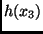$h(x_3)$