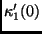 $\kappa'_1(0)$