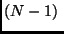 $(N - 1)\;$