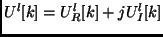 $U^l[k] = U^l_R[k] + j U_I^l[k]$