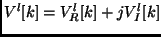 $V^l[k] =
V^l_R[k] + j V^l_I[k]$