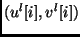 $(u^l[i], v^l[i])$