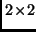 $2\!\times\!2$