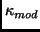 $\kappa _{mod}$