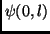 $\displaystyle \psi(0, l)$