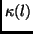 $\displaystyle \kappa (l)$