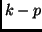 $k - p$