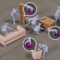 Teaser for FLEX: Full-Body Grasping Without Full-Body Grasps