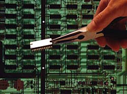 Today's computer chips are getting smaller all the while coordinating the power of billions of transistors. To meet design and cost challenges, industry and government are considering clockless computing. Today's computer chips are getting smaller all the while coordinating the power of billions of transistors. To meet design and cost challenges, industry and government are considering clockless computing.