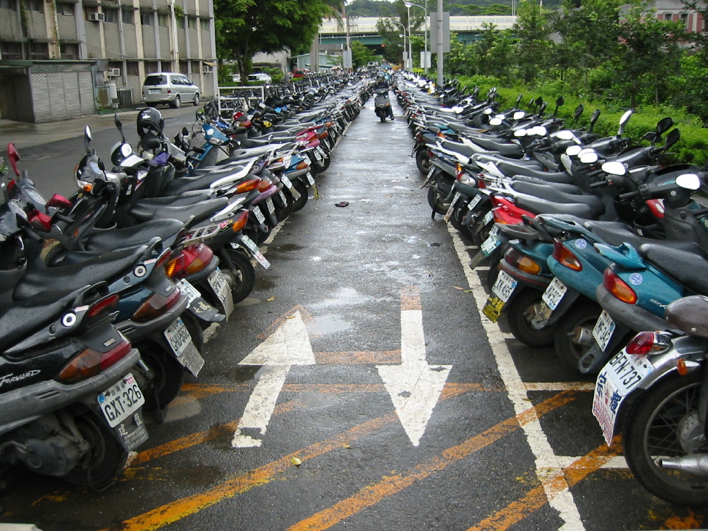 Scooter Parking at Taida University