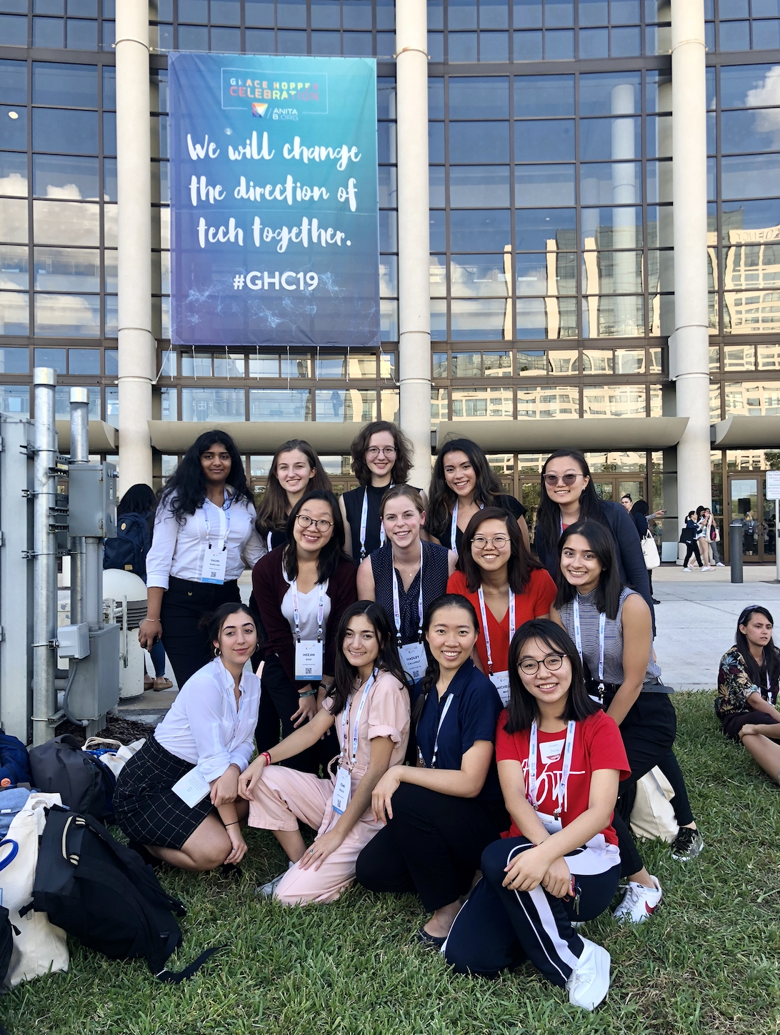 Columbia and Barnard students attend the 2019 Grace Hopper Conference in Orlando.