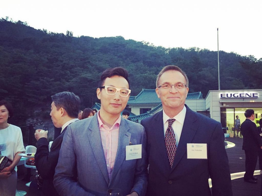 Beom Joon Baek with James Valentini during Freshman year.