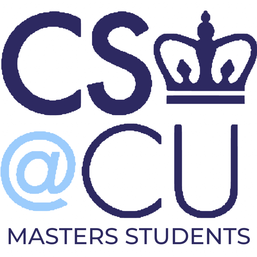 Blue CS@CU logo for MS students