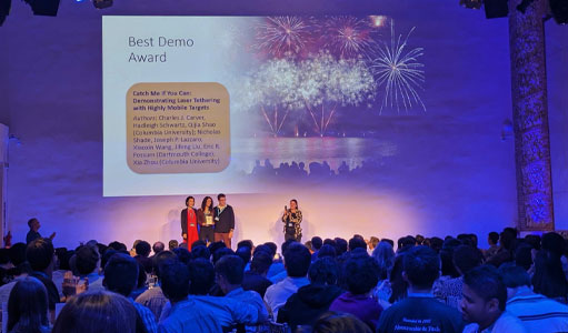 Best demo award presentation