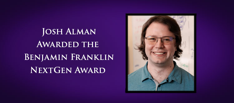 Josh Alman NextGen awardee
