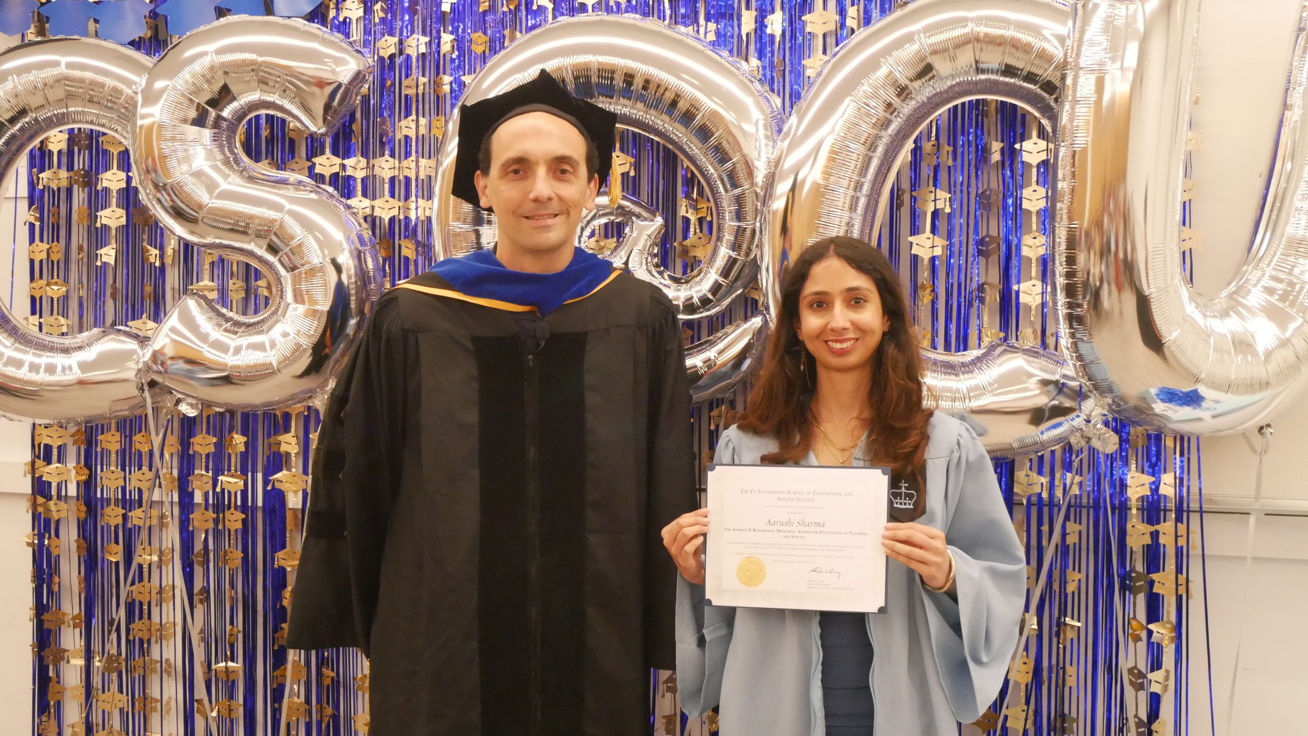 Luca Carloni and Aarushi Sharma