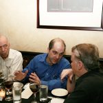 Left to right: J. Malvern Benjamin (an electrical engineer, good friend of Steve's and an ally in ethics support efforts); John Lakos, Steve was his advisor during this doctoral studies; Ed Sable, advised by Steve during his EE doctoral studies. IMG_1607
