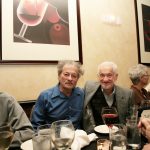 Amiya Sen, Prof. in EE at CU and friend; Aaron Ashkinazy, advised by Steve during his EE doctoral studies; Steve Unger and Sami Aronson-Unger (Steve's wife); Mal Benjamin (good friend) IMG_1617