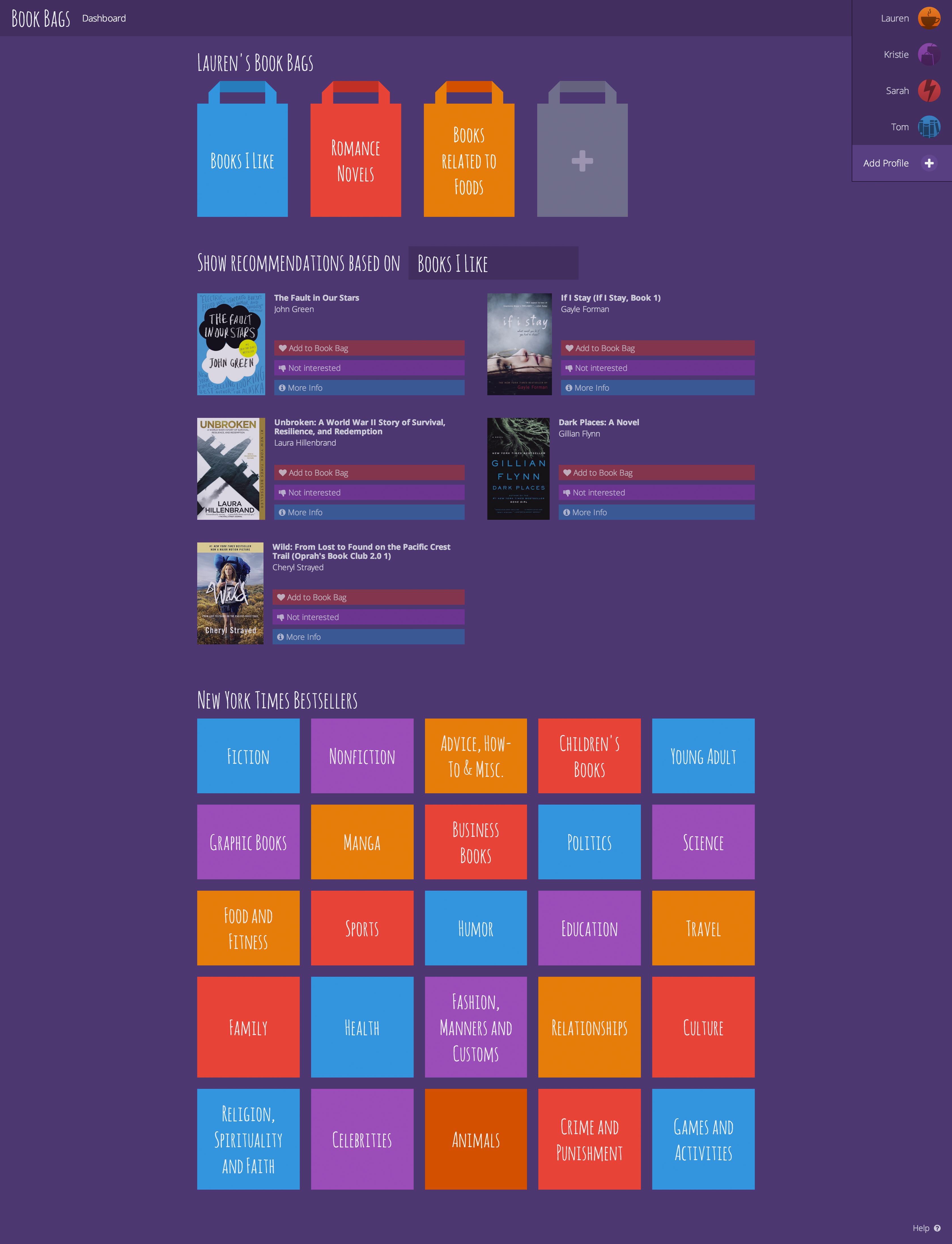 Book Bags screenshot