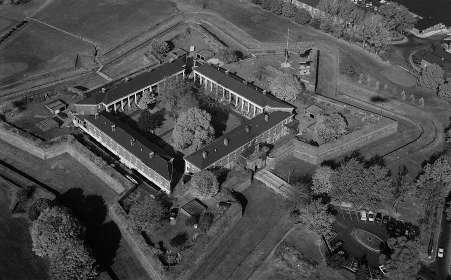 Fort Jay Overhead Photo