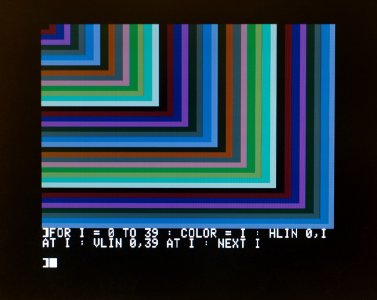 Apple II lores mode