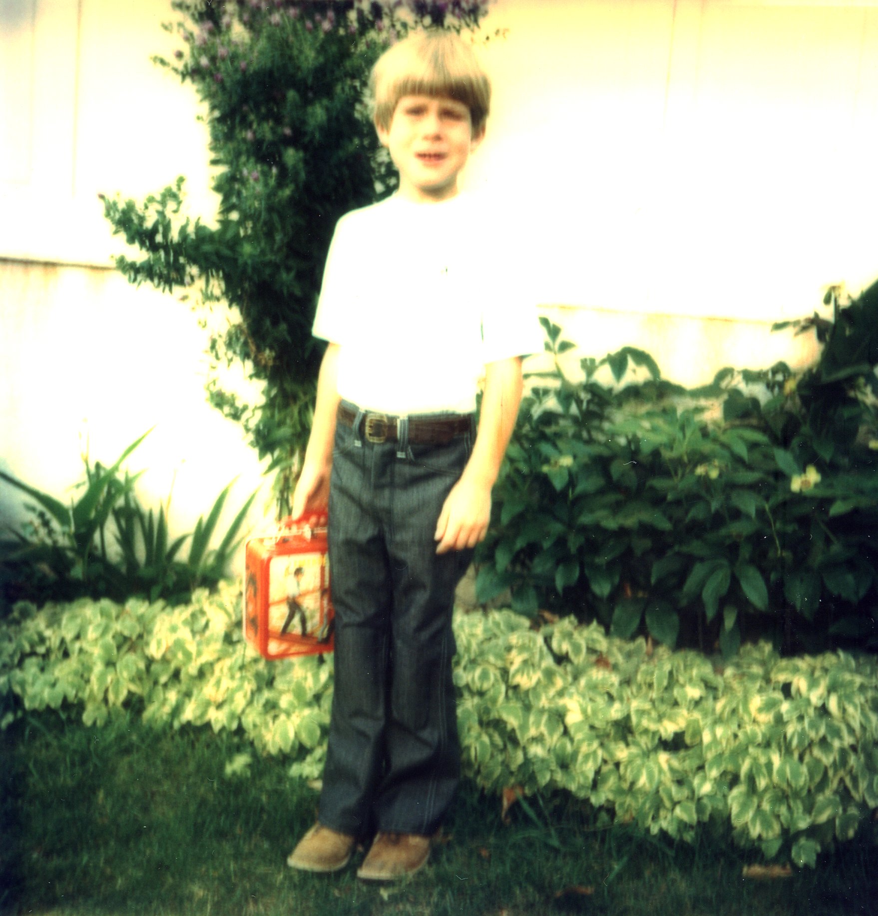 197609 Stephen on the first day of first grade