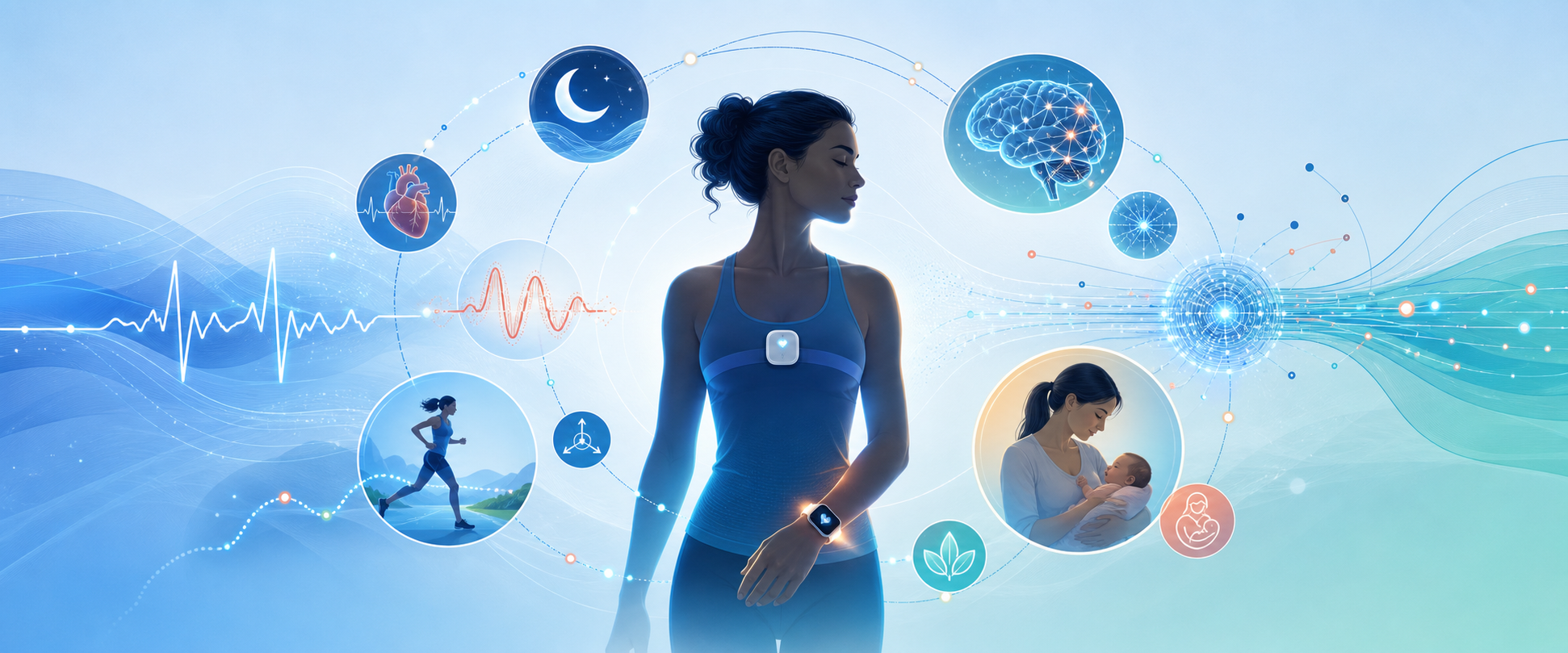 Mobile health sensing, AI, and human-centered care